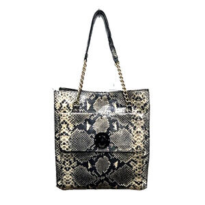 Kate Spade Grey Beige Snake Effect Leather South Kensington Denee Tote, NEW